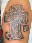 Cross with Soccer ball