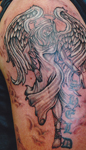 Angel-wings-halo-arm-Tattoo