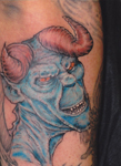 Blue-Devil-Monster-Scary-Tattoo