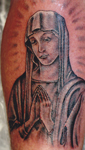 Mary-religious-shaded-Tattoo