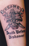 Skull-USMC-Death-before-DisHonor-Tattoo